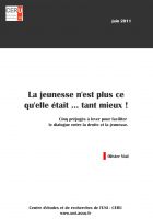 Cover for 'La jeunesse n'est plus ce qu'elle &eacute;tait .... tant mieux !'