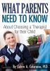 What Parents Need to Know About Choosing a Therapist for their Child by Calvin Colarusso, M.D.