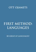 Cover for 'First Method: Languages'