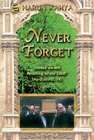 Cover for 'Never Forget'