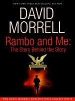 Cover for 'Rambo and Me: The Story Behind the Story, an essay (The David Morrell Cultural Icon Series)'