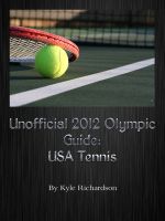 Cover for 'Unofficial 2012 Olympic Guides: USA Tennis'