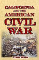 Cover for 'California and the American Civil War'