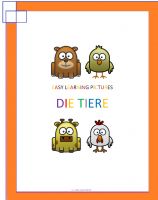 Cover for 'Easy Learning Pictures. Die Tiere'