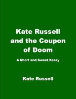 Cover for 'Kate Russell and the Coupon of Doom'