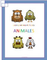 Cover for 'Easy Learning Pictures. Los animales'