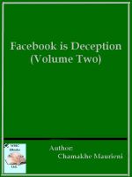 Cover for 'Facebook is Deception (Volume Two)'