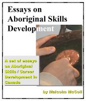 Cover for 'Essays On Aboriginal Skills development'