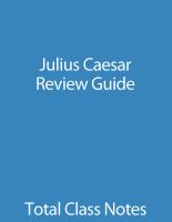 Cover for 'Julius Caesar: Review Guide'