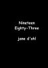 Nineteen Eighty-Three by jane  d'oh!