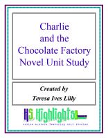 Cover for 'Charlie and the Chocolate Factory Novel Unit Study'