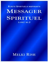 Cover for 'Messager Spirituel Livret No.2'