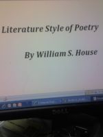 Cover for 'Literature Style Of Poetry'