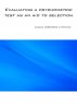 Evaluating a Psychometric Test as an Aid to Selection by Zuzana Robertson C.Psychol