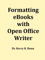 Cover for 'Formatting eBooks with Open Office Writer'