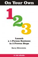 Cover for 'On Your Own 123: Launch a 1-Person Business in 3 Proven Steps'