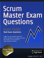 Cover for 'Agile ScrumMaster Exam Questions'