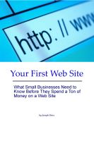 Cover for 'Your First Web Site'