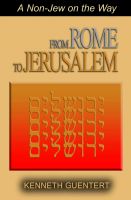 Cover for 'From Rome to Jerusalem'