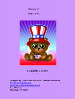 Cover for 'Directory of Political Talk Radio Shows'