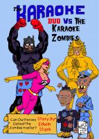 Cover for 'The Karaoke Duo Vs The Karaoke Zombies'