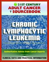 Cover for '21st Century Adult Cancer Sourcebook: Chronic Lymphocytic Leukemia (CLL) - Clinical Data for Patients, Families, and Physicians'