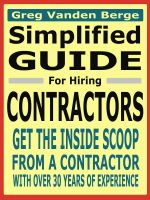 Cover for 'Simplified Guide For Hiring Contractors'