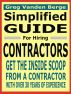 Simplified Guide For Hiring Contractors by Greg Vanden Berge