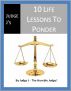 Judge J's 10 Life Lessons To Ponder by Judge J