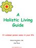 A Holistic Living Guide - 13 common poison zones in your life by John & Richard Wood & DeAndrea