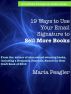 19 Ways to Use Your Email Signature to Sell More Books by Maria Peagler