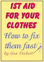 Cover for '1st Aid for Your Clothes: How to Fix Them Fast'