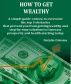 How To Get Wealthy by Natalie Diroma