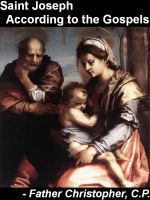 Cover for 'Saint Joseph According to the Holy Gospels'