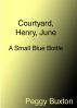 Courtyard, Henry, June, A Small Blue Bottle by Peggy Buxton