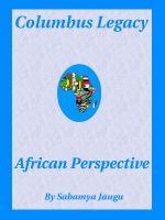 Cover for 'Columbus Legacy, African Perspective'