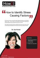 Cover for 'How to Identify Stress Causing Factors'