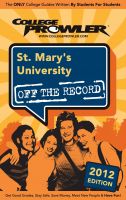 Cover for 'St. Mary's University 2012'