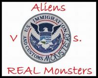Cover for 'Aliens Versus Real Monsters'