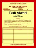 Cover for 'Tacit Alumni: 09/11/11'