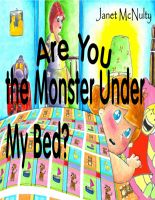 Cover for 'Are You The Monster Under My Bed?'