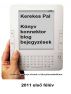 KÃ¶nyvkonnektor blog bejegyzÃ©sek by PÃ¡l Kerekes