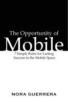 Cover for 'The Opportunity of Mobile, 7 Simple Rules for Lasting Success in the Mobile Space'