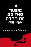 Cover for 'If music be the food of crime'