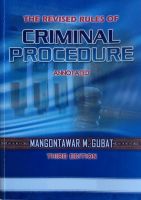 Cover for 'The Revised Rules of Criminal Procedure Annotated'