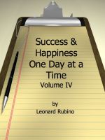 Cover for 'Success and Happiness, One Day at a Time. Volume IV'