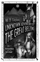 Cover for 'The Great Belzoni and the Gait of Anubis'