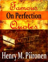 Cover for 'Famous Quotes on Perfection'