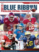 Cover for 'Blue Ribbon College Football Yearbook'