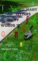 Cover for 'Many Letters, Many Words'